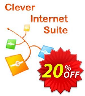 Clever Internet ActiveX Suite Company License Coupon, discount 20% OFF Clever Internet ActiveX Suite Company License, verified. Promotion: Staggering discount code of Clever Internet ActiveX Suite Company License, tested & approved