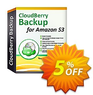 CloudBerry Drive Server Edition (annual maintenance) Coupon discount 5% OFF CloudBerry Drive Server Edition (annual maintenance), verified