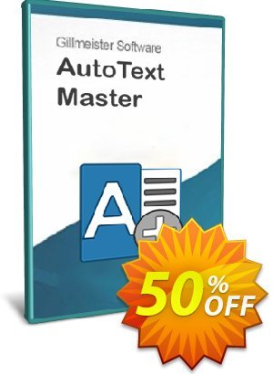 AutoText Master discount coupon Coupon code AutoText Master 1 - AutoText Master 1 offer from Gillmeister Software