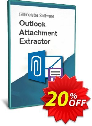 Outlook Attachment Extractor 3 - 5-User License Coupon, discount Coupon code Outlook Attachment Extractor 3 - 5-User License. Promotion: Outlook Attachment Extractor 3 - 5-User License offer from Gillmeister Software