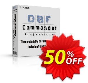 DBF Commander Pro (Site License) Coupon, discount 50% OFF DBF Commander Professional (Site License), verified. Promotion: Amazing deals code of DBF Commander Professional (Site License), tested & approved