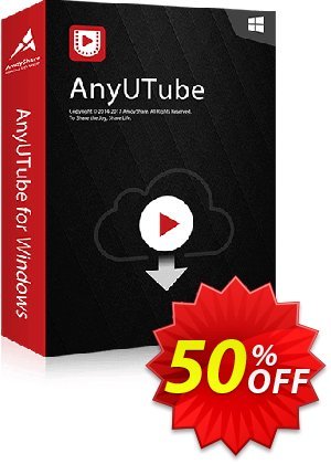 AnyUTube Monthly 優惠券，折扣碼 Coupon code AnyUTube Win Monthly，促銷代碼: AnyUTube Win Monthly offer from Amoyshare