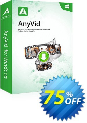 AnyVid Lifetime产品销售 Coupon code AnyVid Win Lifetime