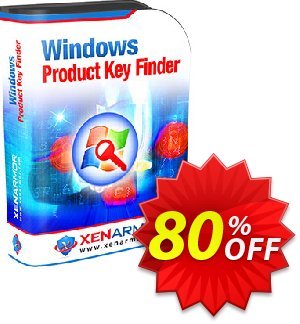 Get XenArmor Windows Product Key Finder 80% OFF coupon code