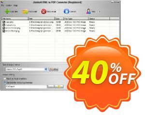 Aostsoft PNG to PDF Converter Coupon, discount Aostsoft PNG to PDF Converter Amazing promotions code 2024. Promotion: Amazing promotions code of Aostsoft PNG to PDF Converter 2024