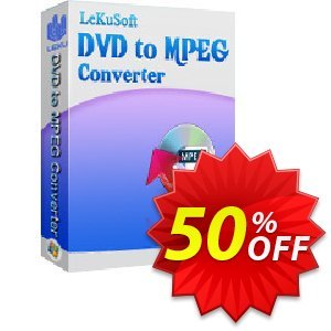 LeKuSoft DVD to MPEG Converter Coupon, discount LeKuSoft DVD to MPEG Converter Fearsome discounts code 2022. Promotion: Fearsome discounts code of LeKuSoft DVD to MPEG Converter 2022