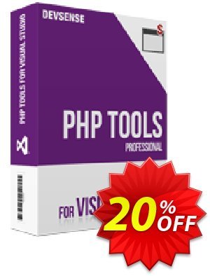 PHP Tools for Visual Studio (Organizations/Single User) Coupon, discount PHP Tools for Visual Studio - Commercial License Stunning promo code 2023. Promotion: Fearsome discount code of PHP Tools for Visual Studio - Commercial License 2023