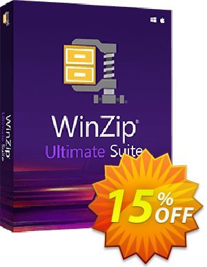 WinZip Ultimate Suite Coupon, discount 15% OFF WinZip Ultimate Suite, verified. Promotion: Awesome deals code of WinZip Ultimate Suite, tested & approved