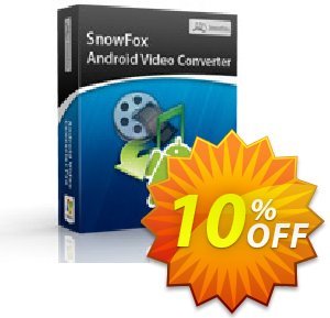 SnowFox Android Video Converter Pro Coupon, discount SnowFox Android Video Converter Pro Awful promotions code 2022. Promotion: Awful promotions code of SnowFox Android Video Converter Pro 2022