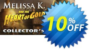 Melissa K. and the Heart of Gold Collector's Edition PC Coupon, discount Melissa K. and the Heart of Gold Collector's Edition PC Deal. Promotion: Melissa K. and the Heart of Gold Collector's Edition PC Exclusive offer 