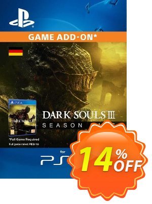Dark Souls 3 Season pass PS4 (Germany) offering discount Dark Souls 3 Season pass PS4 (Germany) Deal. Promotion: Dark Souls 3 Season pass PS4 (Germany) Exclusive offer 