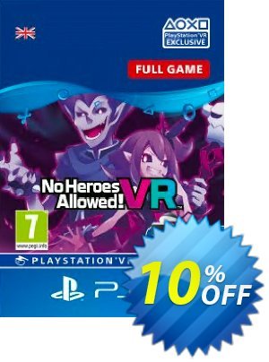 No Heroes Allowed VR PS4 優惠券，折扣碼 No Heroes Allowed VR PS4 Deal，促銷代碼: No Heroes Allowed VR PS4 Exclusive offer for iVoicesoft