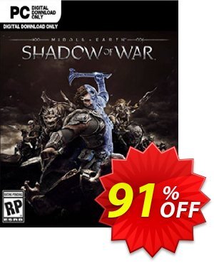 Middle-earth: Shadow of War PC销售折让 Middle-earth: Shadow of War PC Deal