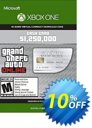 GTA V 5 Great White Shark Cash Card - Xbox One Digital Code Coupon, discount GTA V 5 Great White Shark Cash Card - Xbox One Digital Code Deal. Promotion: GTA V 5 Great White Shark Cash Card - Xbox One Digital Code Exclusive offer 