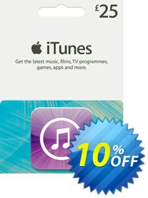 iTunes Gift Card - £25 discount coupon iTunes Gift Card - £25 Deal - iTunes Gift Card - £25 Exclusive offer for iVoicesoft