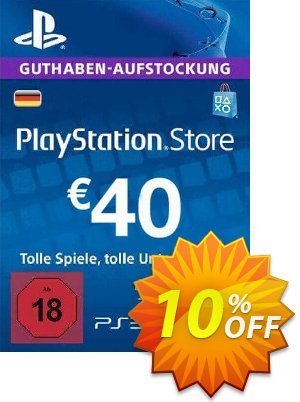 PlayStation Network (PSN) Card - 40 EUR (Germany) discount coupon PlayStation Network (PSN) Card - 40 EUR (Germany) Deal - PlayStation Network (PSN) Card - 40 EUR (Germany) Exclusive offer for iVoicesoft
