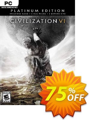 Sid Meier's Civilization VI 6: Platinum Edition PC (EU) discount coupon Sid Meier's Civilization VI 6: Platinum Edition PC (EU) Deal - Sid Meier's Civilization VI 6: Platinum Edition PC (EU) Exclusive offer 