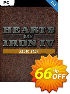 Hearts of Iron IV 4 PC: Radio Pack DLC割引コード・Hearts of Iron IV 4 PC: Radio Pack DLC Deal キャンペーン:Hearts of Iron IV 4 PC: Radio Pack DLC Exclusive offer 