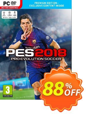 Pro Evolution Soccer (PES) 2018 - Premium Edition PC discount coupon Pro Evolution Soccer (PES) 2018 - Premium Edition PC Deal - Pro Evolution Soccer (PES) 2018 - Premium Edition PC Exclusive Easter Sale offer for iVoicesoft