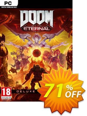 DOOM Eternal - Deluxe Edition PC (WW) + DLC discount coupon DOOM Eternal - Deluxe Edition PC (WW) + DLC Deal - DOOM Eternal - Deluxe Edition PC (WW) + DLC Exclusive Easter Sale offer 