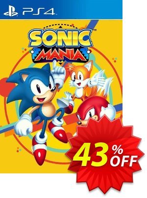 Sonic Mania PS4 + DLC (US) 프로모션 코드 Sonic Mania PS4 + DLC (US) Deal 프로모션: Sonic Mania PS4 + DLC (US) Exclusive Easter Sale offer 