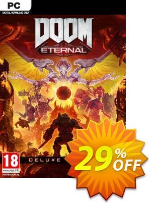 DOOM Eternal - Deluxe Edition PC + DLC (EMEA) discount coupon DOOM Eternal - Deluxe Edition PC + DLC (EMEA) Deal - DOOM Eternal - Deluxe Edition PC + DLC (EMEA) Exclusive Easter Sale offer 