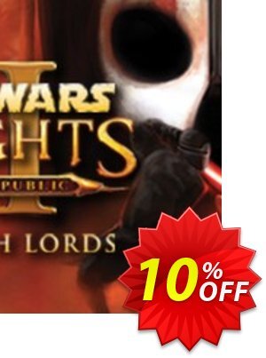 STAR WARS Knights of the Old Republic II The Sith Lords PC Coupon, discount STAR WARS Knights of the Old Republic II The Sith Lords PC Deal. Promotion: STAR WARS Knights of the Old Republic II The Sith Lords PC Exclusive Easter Sale offer 