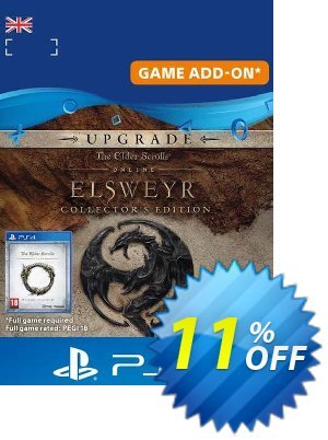 The Elder Scrolls Online: Elsweyr Collectors Edition Upgrade PS4 프로모션 코드 The Elder Scrolls Online: Elsweyr Collectors Edition Upgrade PS4 Deal 프로모션: The Elder Scrolls Online: Elsweyr Collectors Edition Upgrade PS4 Exclusive Easter Sale offer 