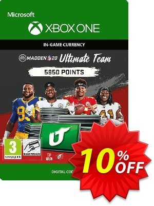 Madden NFL 20 5850 MUT Points Xbox One discount coupon Madden NFL 20 5850 MUT Points Xbox One Deal - Madden NFL 20 5850 MUT Points Xbox One Exclusive Easter Sale offer 