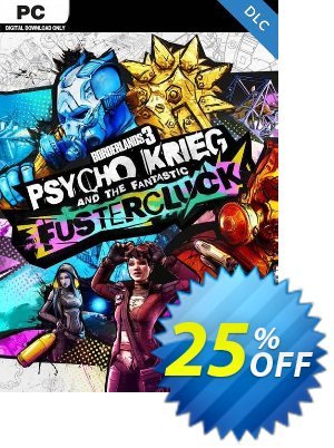 Borderlands 3: Psycho Krieg and the Fantastic Fustercluck PC - DLC (EPIC Games EU) discount coupon Borderlands 3: Psycho Krieg and the Fantastic Fustercluck PC - DLC (EPIC Games EU) Deal 2024 CDkeys - Borderlands 3: Psycho Krieg and the Fantastic Fustercluck PC - DLC (EPIC Games EU) Exclusive Sale offer 