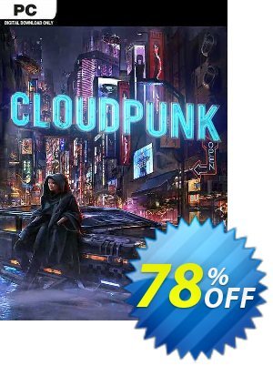 Cloudpunk PC offering deals Cloudpunk PC Deal 2024 CDkeys. Promotion: Cloudpunk PC Exclusive Sale offer 