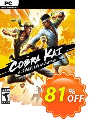 Cobra Kai: The Karate Kid Saga Continues PC offering deals Cobra Kai: The Karate Kid Saga Continues PC Deal 2024 CDkeys. Promotion: Cobra Kai: The Karate Kid Saga Continues PC Exclusive Sale offer 