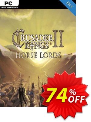 Crusader Kings II: Horse Lords PC - DLC discount coupon Crusader Kings II: Horse Lords PC - DLC Deal 2023 CDkeys - Crusader Kings II: Horse Lords PC - DLC Exclusive Sale offer 
