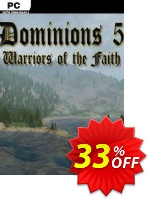 Dominions 5 - Warriors of the Faith PC (EN) Coupon, discount Dominions 5 - Warriors of the Faith PC (EN) Deal 2024 CDkeys. Promotion: Dominions 5 - Warriors of the Faith PC (EN) Exclusive Sale offer 