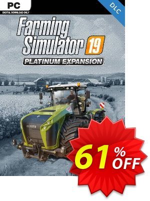 Farming Simulator 19 PC - Platinum Expansion DLC discount coupon Farming Simulator 19 PC - Platinum Expansion DLC Deal 2022 CDkeys - Farming Simulator 19 PC - Platinum Expansion DLC Exclusive Sale offer for iVoicesoft