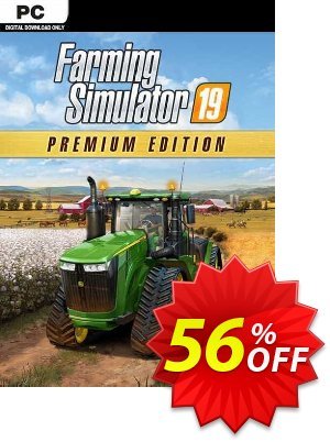 Farming Simulator 19 - Premium Edition PC Coupon, discount Farming Simulator 19 - Premium Edition PC Deal 2024 CDkeys. Promotion: Farming Simulator 19 - Premium Edition PC Exclusive Sale offer 