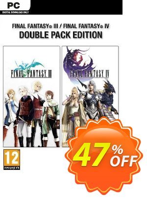 Final Fantasy III + IV Double Pack PC offering deals Final Fantasy III + IV Double Pack PC Deal 2024 CDkeys. Promotion: Final Fantasy III + IV Double Pack PC Exclusive Sale offer 