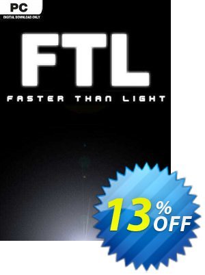 FTL: Faster Than Light PC Coupon, discount FTL: Faster Than Light PC Deal 2024 CDkeys. Promotion: FTL: Faster Than Light PC Exclusive Sale offer 