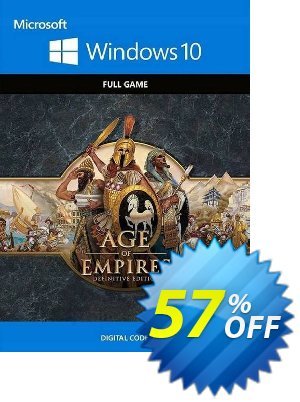 Age of Empires Definitive Edition - Windows 10 PC (UK) Coupon, discount Age of Empires Definitive Edition - Windows 10 PC (UK) Deal 2024 CDkeys. Promotion: Age of Empires Definitive Edition - Windows 10 PC (UK) Exclusive Sale offer 