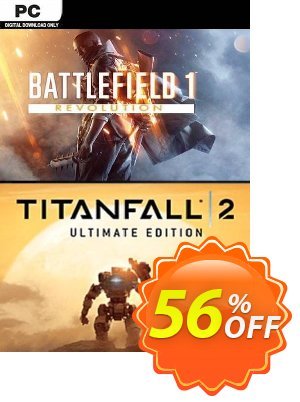 Battlefield 1 Revolution and Titanfall 2 Ultimate Edition Bundle PC discount coupon Battlefield 1 Revolution and Titanfall 2 Ultimate Edition Bundle PC Deal 2022 CDkeys - Battlefield 1 Revolution and Titanfall 2 Ultimate Edition Bundle PC Exclusive Sale offer 