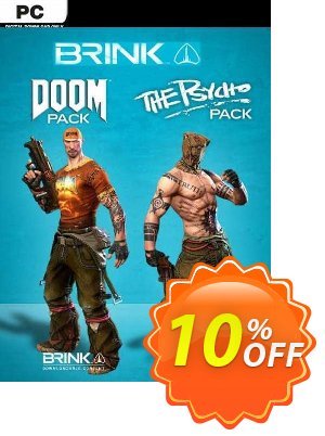 BRINK Doom/Psycho Combo Pack PC discount coupon BRINK Doom/Psycho Combo Pack PC Deal 2023 CDkeys - BRINK Doom/Psycho Combo Pack PC Exclusive Sale offer 