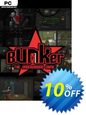 Bunker  The Underground Game PC 優惠券，折扣碼 Bunker  The Underground Game PC Deal 2024 CDkeys，促銷代碼: Bunker  The Underground Game PC Exclusive Sale offer 