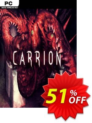 CARRION PC 프로모션 코드 CARRION PC Deal 2024 CDkeys 프로모션: CARRION PC Exclusive Sale offer 