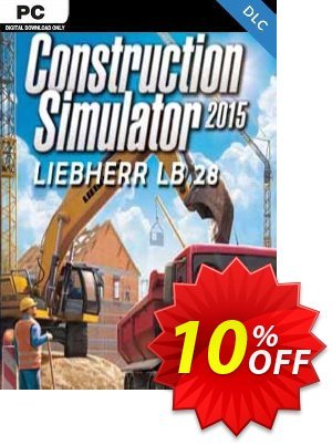 Construction Simulator 2015 Liebherr LB 28 PC Coupon, discount Construction Simulator 2015 Liebherr LB 28 PC Deal 2024 CDkeys. Promotion: Construction Simulator 2015 Liebherr LB 28 PC Exclusive Sale offer 