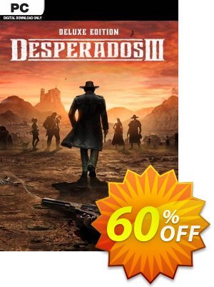 Desperados III - Deluxe Edition PC offering deals Desperados III - Deluxe Edition PC Deal 2024 CDkeys. Promotion: Desperados III - Deluxe Edition PC Exclusive Sale offer 