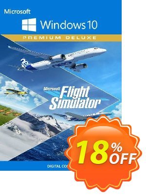 Microsoft Flight Simulator: Premium Deluxe Windows 10 (UK) offering deals Microsoft Flight Simulator: Premium Deluxe Windows 10 (UK) Deal 2024 CDkeys. Promotion: Microsoft Flight Simulator: Premium Deluxe Windows 10 (UK) Exclusive Sale offer 