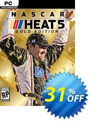 NASCAR Heat 5 - Gold Edition PC 優惠券，折扣碼 NASCAR Heat 5 - Gold Edition PC Deal 2024 CDkeys，促銷代碼: NASCAR Heat 5 - Gold Edition PC Exclusive Sale offer 