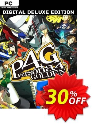 Persona 4 - Golden Deluxe PC (WW) Coupon, discount Persona 4 - Golden Deluxe PC (WW) Deal 2024 CDkeys. Promotion: Persona 4 - Golden Deluxe PC (WW) Exclusive Sale offer 