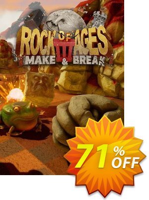 Rock of Ages 3: Make & Break PC Coupon, discount Rock of Ages 3: Make &amp; Break PC Deal 2024 CDkeys. Promotion: Rock of Ages 3: Make &amp; Break PC Exclusive Sale offer 