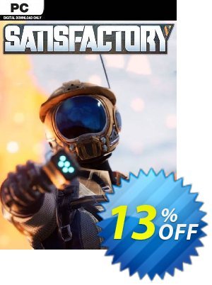 Satisfactory PC offering deals Satisfactory PC Deal 2024 CDkeys. Promotion: Satisfactory PC Exclusive Sale offer 